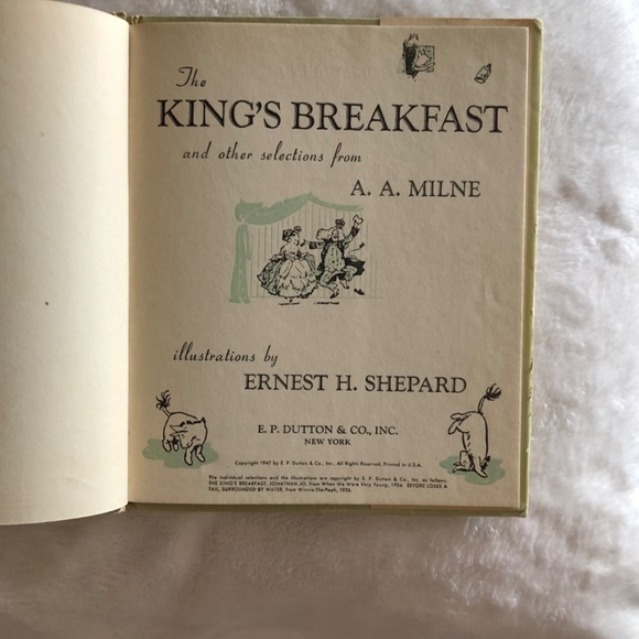 The King's Breakfast and other selections from A. A. Milne 1947 - Picture 5 of 12